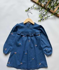 تصویر پیراهن جین دخترونه 