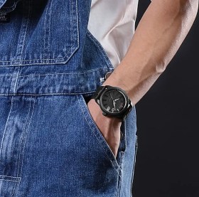 تصویر ساعت مچی عقربه‌ای مردانه نیوی فورس مدل NF9202T B/W/B Navy Force NF9202T B/W/B wristwatch for men