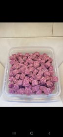 تصویر لوکوم گل محمدی مغزدار - ۱ کیلوگرمی 