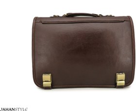 تصویر کیف اداری چرم طبیعی گاوی 