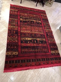 تصویر فرش ۷۰۰ شانه طرح سنتی (لاکی) هامون 100% نخ کد 17 - 6 متری carpet