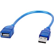 تصویر کابل افزایش طول پی نت ۳۰ سانتی متر USB 2.0 