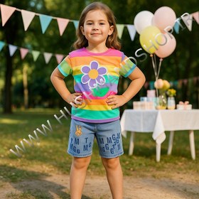 تصویر شورتک جین بچه گانه 