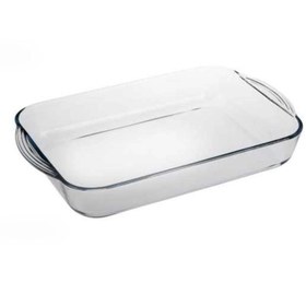 تصویر تابه مستطیل پیرکس بورجام پاشاباغچه ترک کد ۵۹۱۲۴ pasabahce borcam pyrex Rectangular pan code 59124