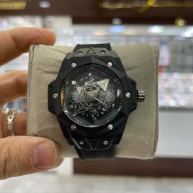 تصویر ساعت هابلوت کهکشانی فول کپی - مشکی Hublot galaxy full copy watch