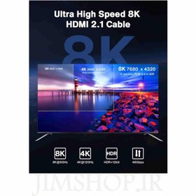 تصویر کابل HDMI دی ام مدل IVANKY طول ۲ متر ۴K 