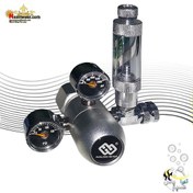 تصویر رگلاتور دوگیج co2 مدل st-03 پرفشنال PROFESSIONAL aquarium co2 regulator st-03