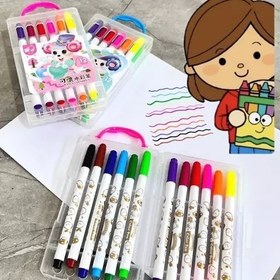 تصویر ماژیک نقاشی کیفی 12 عددی 