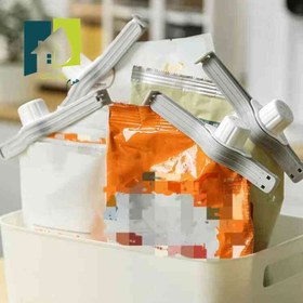 تصویر گیره کیسه کلیپسی در پیچی 4 عددی 