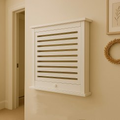 تصویر شلف پوشاننده جعبه فیوز فوق بزرگ مفید43در54 عمق 10 سانت هم بصورت ایستاده و هم خوابیده نصب میشه ورق محکم قابل شستشو 