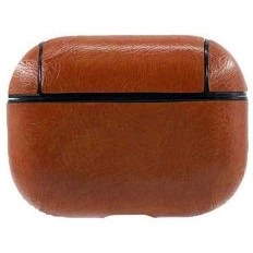 تصویر کاور طرح چرم قهوه ای مناسب برای کیس ایر پاد پرو ا Brown leather design Cover For AirPad Case Brown leather design Cover For AirPad Case