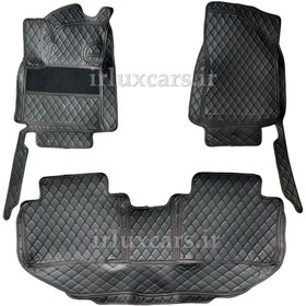 تصویر کفپوش گلدوزی پنج بعدی چری آریزو 5 چرمی 