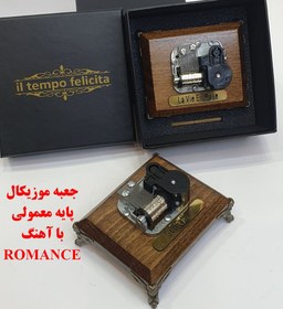 تصویر جعبه موزیکال کوکی پایه فرشته با اهنگ Romance 