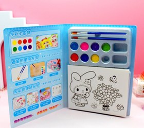 تصویر کتاب آبرنگی پالت دار بزرگ 