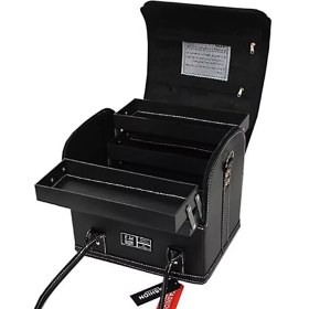 تصویر کیف ابزار نقاشیEM کیف ابزار نقاشی چرمی EM مناسب قرارگیری قلمو ، رنگ و ابزار ها طراحی دستگیره مقاوم باز شدن به صورت طبقه ای بسیار جادار برای انواع لوازم با تفکیک طبق در دو سایز 45 در 25 و 30 در 25