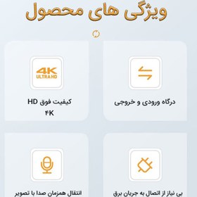 تصویر سوییچ دو پورت باسئوس مدل HDMI Switcher 