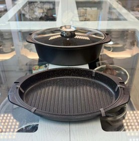 تصویر تابه مرغ و ماهی برند KST کد 9038 سایز 38 