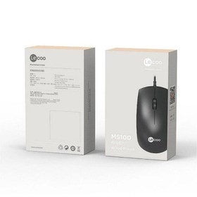 تصویر ماوس سیمی لکو مدل LECOO MS100 LENOVO LECOO WIRED MOUSE MS 100