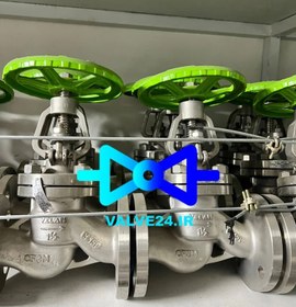 تصویر شیر سوزنی گلوب ولو استیل globe valve 316L 150 