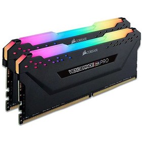 تصویر رم دسکتاپ DDR4 دو کاناله 3200 مگاهرتز CL16 کورسیر مدل VENGEANCE RGB PRO ظرفیت 32 گیگابایت Desktop RAM DDR4 dual channel 3200 MHz CL16 Corsair model VENGEANCE RGB PRO capacity 32 GB