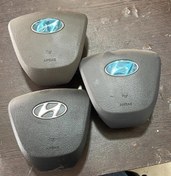 تصویر ایربگ فرمان هیوندای اکسنت ۲۰۱۵ Steering wheel airbag