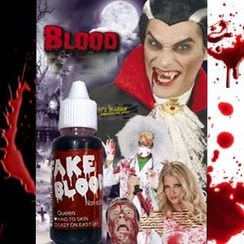 تصویر خون مصنوعی شوخی درجه یک 