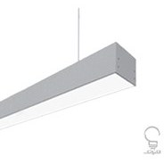 تصویر چراغ خطی روکار با قابلیت آویز عرض 6 و 9 سانتی متری سفارشی ان وی سی 