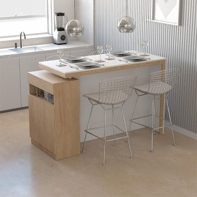 تصویر میز صبحانه مینیمال ۴ نفره طرح ثمین 