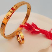 تصویر ست بنگل و انگشتر کارتیه لاو 