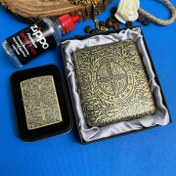 تصویر فندک و جاسیگاری Cigarette case and lighter