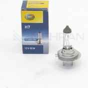 تصویر لامپ H7 هلا مدل HELLA مناسب برای انواع خودرو 