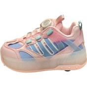 تصویر کفش اسکیتی بچگانه بی کی جی کیدز مدل چراغدار Ba280 - 3 