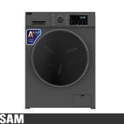 تصویر ماشین لباسشویی سام 8 کیلویی مدل UN-Q1435 SAM WASHING MACHINE UN-Q1435