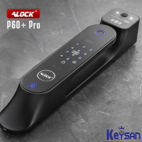 تصویر قفل دیجیتال اثر انگشتی مجهز به چشم دیجیتال ALOCK مدل P60+ Camera B 2023 