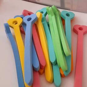 تصویر بیگودی فومی قلبی ۱۸ عددی 