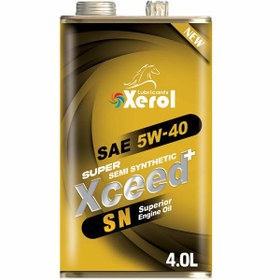 تصویر روغن موتور Xerol Xceed SN 5W-40 تعویض رایگان (تعویض روغن لالویی)