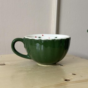 تصویر ماگ صدفی سرخسی خرید ماگ سرامیکی صدفی سرخسی