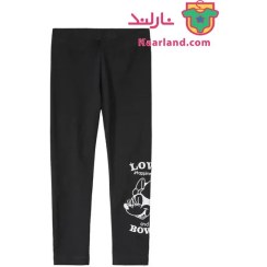 تصویر لگ بچه گانه مدل بدون خز مناسب چهار فصل طرح میکیموس Children's leggings, fur-free model, suitable for all seasons, Mikimos design