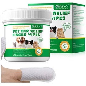 تصویر پد تمیز کننده گوش سگ و گربه اویمال - تعداد(50 عدد) 