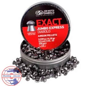 تصویر ساچمه سرگنبدی JSB کالیبر 5.5 (14.35 گرین) (JSB EXACT JUMBO EXPRESS DIABOLO) 