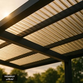 تصویر ورق پلی کربنات موجدار 