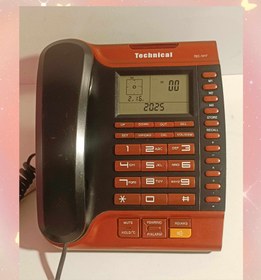 تصویر تلفن رومیزی تکنیکال مدل TEC-1017 کارکرده، کاملا سالم با ضمانت