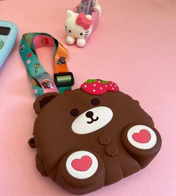 تصویر کیف سیلیکونی خرسی 