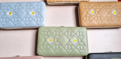 تصویر کیف تبلتی طرح گل افتابگردان 