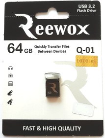 تصویر فلش مموری 64gb مدل Reewox Q01 usb3 