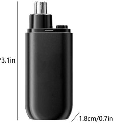 تصویر ماشین اصلاح موزر گوش و بینی جیبی پاکت نقره ای Moser pocket ear and nose trimmer silver pouch