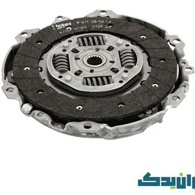 تصویر دیسک و صفحه والئو سبز اصلی ( هرینگتون ) مناسب رانا و 206 کد 826213 valeo clutch kit code 826213 suitable for Runna