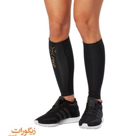 تصویر محافظ ساق پا 2XU COMPRESSION CALF GUARDS مدل UA3064b 