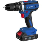 تصویر دریل شارژی چکشی هیوندای 20 ولت مدل HP-420 ا Hyundai Cordless Hammer Drill HP-420 Hyundai Cordless Hammer Drill HP-420