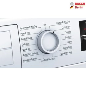 تصویر خشک کن بوش 8 کیلویی مدل WTG86400IR BOSCH DRIER WTG86400IR 8 KG